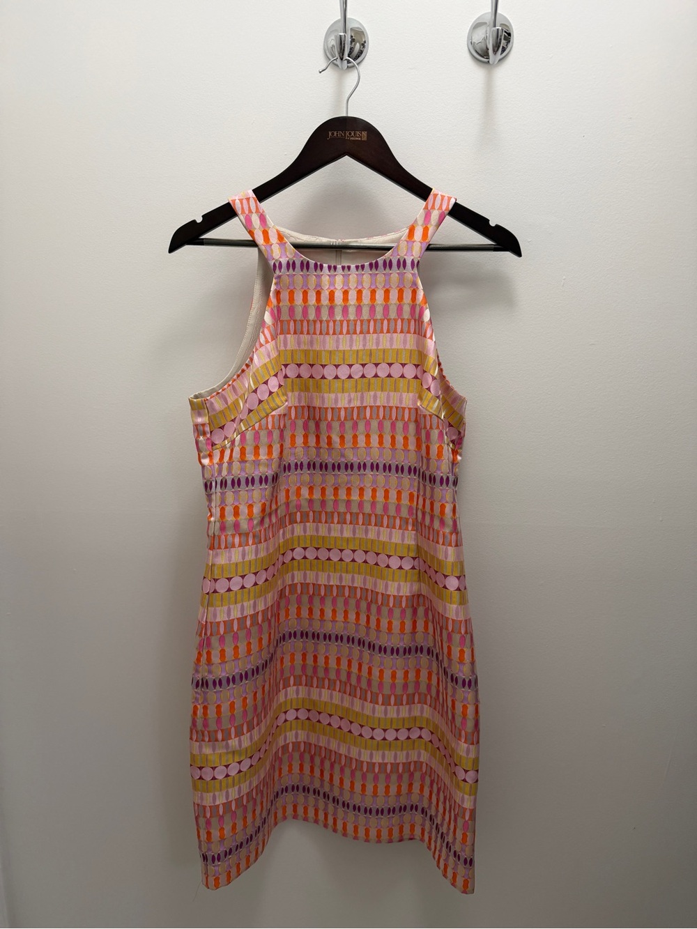 Trina Turk Geometric Jacquard Shift Dress